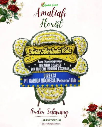 Papan Bunga Duka di Gubug