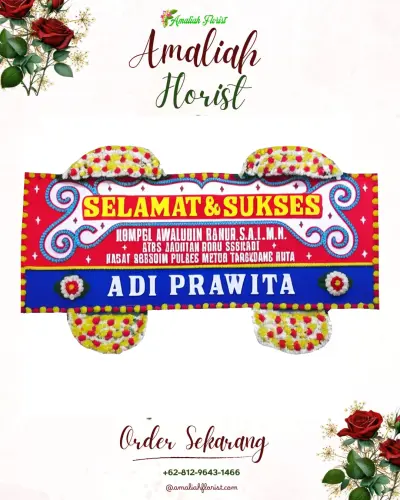 Karangan Bunga Ucapan Selamat di Gubug